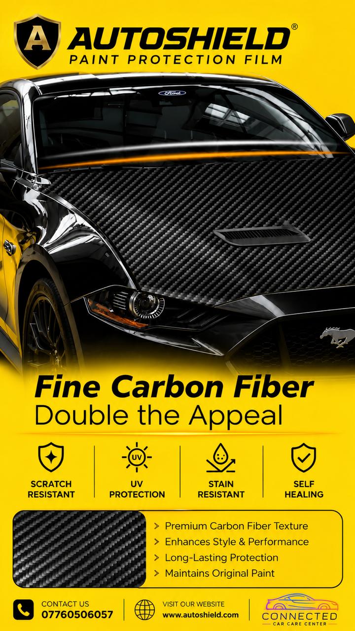 AUTOSHIELD — Carbon Fiber — المواد والتشطيبات